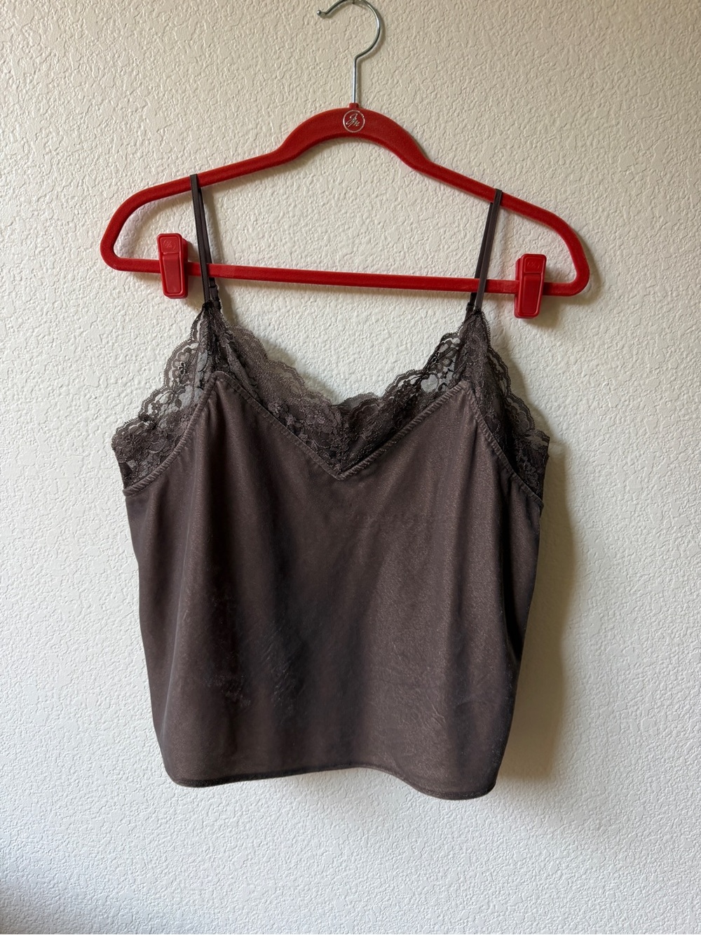 GAP Brown Lace-Trim Camisole